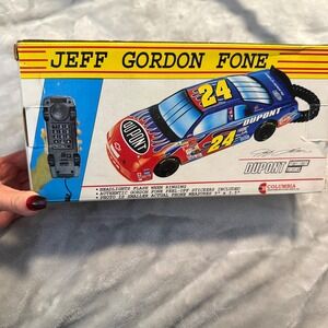 Jeff Gordon #24 DuPont NASCAR Car Phone w Box Manual & Decals 2003 Columbia Gift